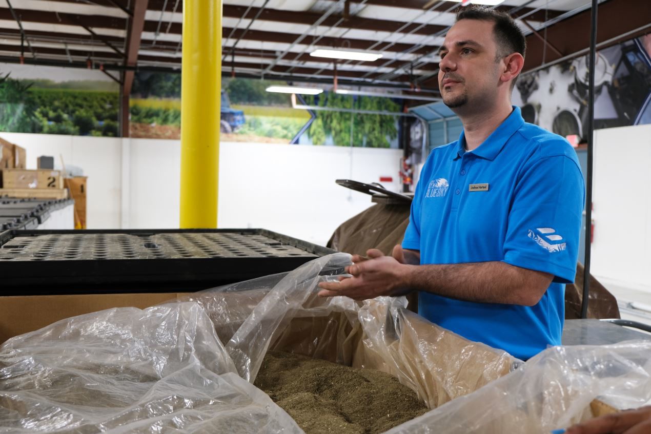Blue Sky hemp processing